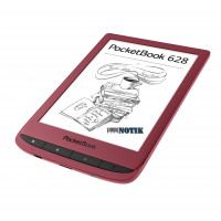 Электронная книга PocketBook 628 Touch Lux 5 Ruby Red PB628-R-CIS, PB628-R-CIS