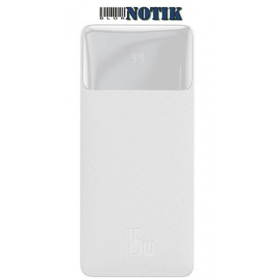 Power Bank Baseus Bipow Digital Display 10000mAh 15W -White PPDML-I02, PPDML-I02