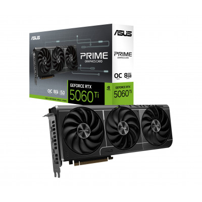 Видеокарта ASUS GeForce RTX 5060 Ti PRIME OC 8GB Graphics Card PRIME-RTX5060TI-O8G, PRIME-RTX5060TI-O8G