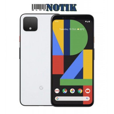 Смартфон Google Pixel 4 6/64GB Clearly White, Pixel4-6/64-Clearly-White