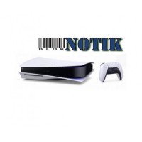 Игровая приставка Sony PlayStation 5 Slim  Ultra HD Blu-ray disc 1 TB White UA, PlSt5Slim-1TB-Blu-ray-White