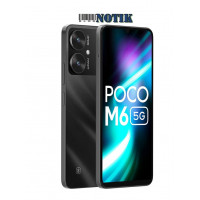 Смартфон Xiaomi Poco M6 6/128Gb NFC Black EU , PocoM6-6/128-Black-EU