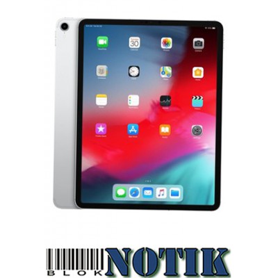 Планшет iPad Pro 12.9 Wi-Fi+LTE 256GB Silver 2018, Pro-12.9-LTE-256-Sl-2018
