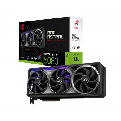 Видеокарта ASUS ROG ASTRAL RTX5080 O16G GAMING 90YV0LV0-M0NA00, RASTRAL-RTX5080-O16G-G