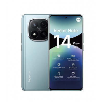 Смартфон Xiaomi Redmi Note 14 Pro Plus 5G 12/512GB NFC Blue EU , RNo14-Pro-Pl-5G-12/512-NFC-Blue-EU