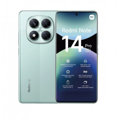 Смартфон Xiaomi Redmi Note 14 Pro 5G 8/256GB NFC Green EU , RNote14-Pro-5G-8/256-NFC-Green-EU