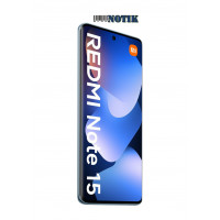 Смартфон Xiaomi Redmi Note 15 4G 6/128GB NFC Glacier Blue UA, RNote15-4G-6/128-GlBlue-UA