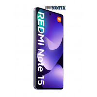 Смартфон Xiaomi Redmi Note 15 4G 6/128GB NFC Purple UA, RNote15-4G-6/128-Purple-UA Смартфон Xiaomi Redmi Note 15 4G 6/128GB NFC Purple UA, RNote15-4G-6/128-Purple-UA