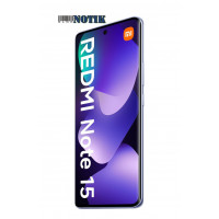 Смартфон Xiaomi Redmi Note 15 4G 8/256GB NFC Purple EU, RNote15-4G-8/256-Purple-EU
