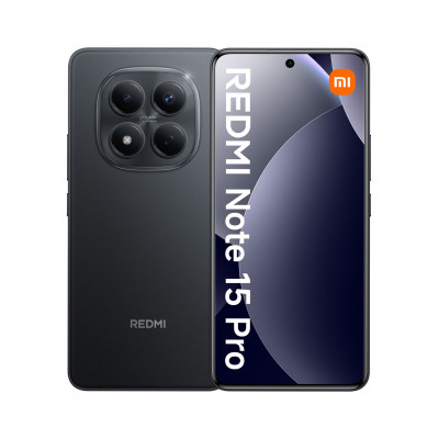 Смартфон Xiaomi Redmi Note 15 Pro 4G 8/256GB NFC Black UA, RNote15Pro-4G-8/256-Black-UA