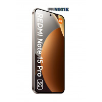 Смартфон Xiaomi Redmi Note 15 Pro 5G 12/512GB NFC Titanium EU, RNote15Pro-5G-12/512-Titan-EU Смартфон Xiaomi Redmi Note 15 Pro 5G 12/512GB NFC Titanium EU, RNote15Pro-5G-12/512-Titan-EU
