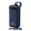 Power Bank Remax RPP-522 QC22.5W+PD20W with LED Light FAST 30000mAh Blue