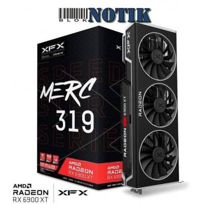 Відеокарта XFX Radeon RX 6900 XT Speedster MERC 319 RX-69XTATBD9, RX-69XTATBD9