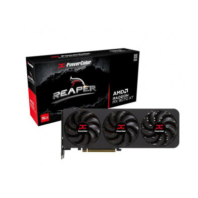 Видеокарта PowerColor Radeon AMD Radeon RX 9070 XT 16GB GDDR6 RX9070XT 16G-A, RX9070XT-16G-A