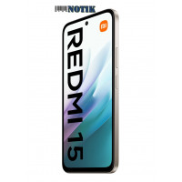 Смартфон Xiaomi Redmi 15 4G 6/128GB NFC Titan Gray UA, Re15-4G-6/128-TiGray-UA