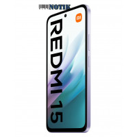 Смартфон Xiaomi Redmi 15 4G 8/256GB NFC Sandy Purple EU no charger, Re15-4G-8/256-SPurple-EU 