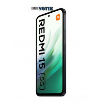 Смартфон Xiaomi Redmi 15 5G 4/128GB NFC Black EU NO CHARGE, Re15-5G-4/128-Black-EU