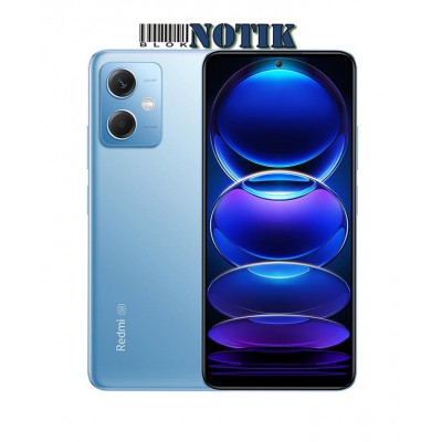 Смартфон Xiaomi Redmi Note 12 5G 8/256Gb Blue CDMA+GSM, RNote12-5G-8/256-Bl-CDMAGSM