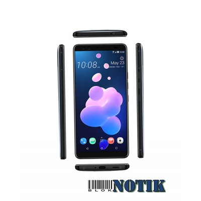 Смартфон HTC U12 Plus 128GB DUAL Black, U12-Plus-128GB-Bl