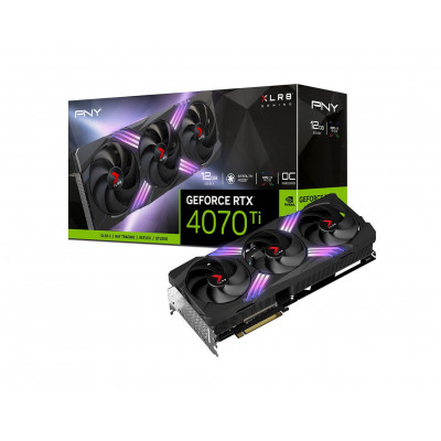 Видеокарта PNY GeForce RTX 4070 Ti 12 GB XLR8 Gaming Verto Triple Fan VCG4070T12TFXXPB1, VCG4070T12TFXXPB1