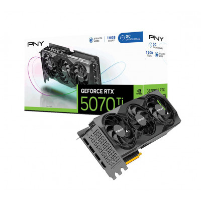 Видеокарта PNY GeForce RTX 5070Ti OC 16GB GDDR7 VCG5070T16TFXPB1-O, VCG5070T16TFXPB1-O