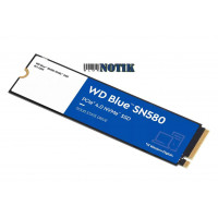 Винчестер SSD SSD WD Blue SN580 2 TB WDS200T3B0E, WDS200T3B0E