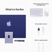 Apple iMac 24" Z130000N7 2021 Purple, Z130000N7