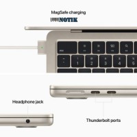 Ноутбук Apple MacBook Air 13.6" M2 Starlight Z15Y000AU 2022 Custom, Z15Y000AU