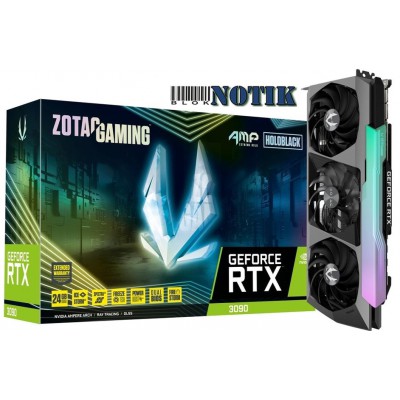 Видеокарта Zotac GAMING GeForce RTX 3090 AMP Extreme Holo ZT-A30900B-10P, ZT-A30900B-10P
