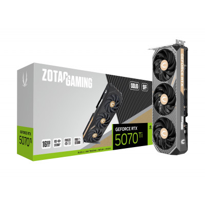 Видеокарта Zotac GAMING GeForce RTX 5070 Ti SOLID SFF ZT-B50710D3-10P, ZT-B50710D3-10P