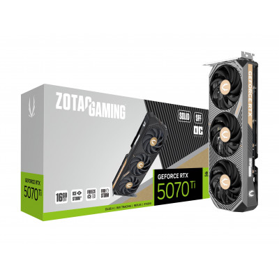 Видеокарта Zotac GAMING GeForce RTX 5070 Ti SOLID SFF OC ZT-B50710J3-10P, ZT-B50710J3-10P