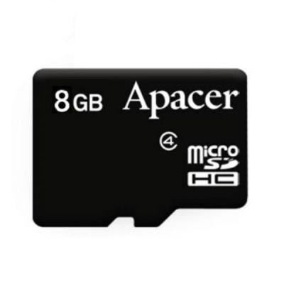 Apacer microSDHC Class4 8GB w/o Adapter RP AP8GMCSH4-RA, ap8gmcsh4ra
