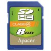Apacer 8Gb SDHC class 4 (AP8GSDHC4-R)