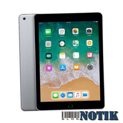Планшет Apple iPad 9.7 2018 Wi-Fi 128Gb Space Gray, app-ip-97-wi-fi-128-sg