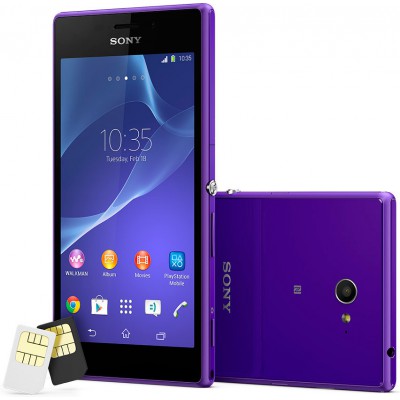 Смартфон SONY D2302 XPERIA M2 Ultra DUAL Purple, d2302-xperia-m2-ultra-dual-p
