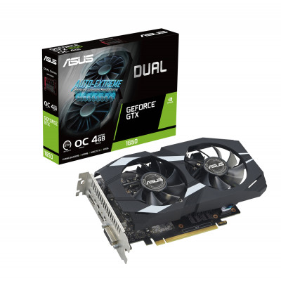 Видеокарта ASUS GeForce GTX1650 4096Mb DUAL OC D6 P EVO DUAL-GTX1650-O4GD6-P-EVO, dualgtx1650o4gd6pevo