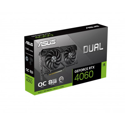 Видеокарта ASUS GeForce RTX4060 8Gb DUAL OC EVO DUAL-RTX4060-O8G-EVO, dualrtx4060o8gevo