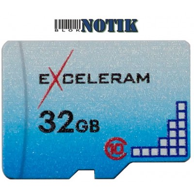 Карта памяти eXceleram 32GB microSD class 10 Color series EMSD0006, emsd0006