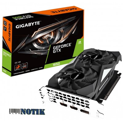 Видеокарта GIGABYTE GeForce GTX1650 4096Mb OC GV-N1650OC-4GD, gvn1650oc4gd
