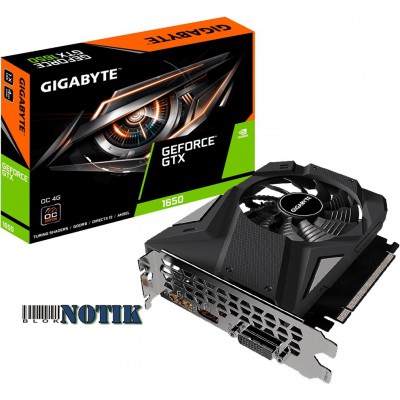Видеокарта GIGABYTE GeForce GTX1650 4096Mb D6 OC GV-N1656OC-4GD, gvn1656oc4gd