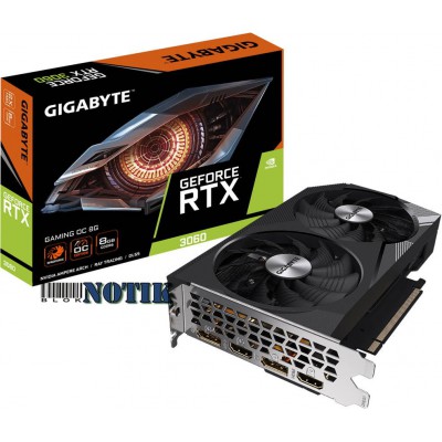 Видеокарта GIGABYTE GeForce RTX3060 8Gb GAMING OC GV-N3060GAMING OC-8GD, gvn3060gamingoc8gd