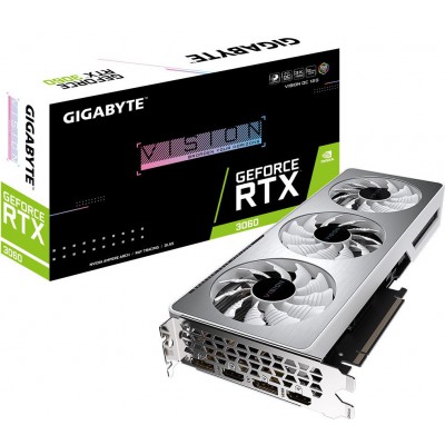 Видеокарта GIGABYTE GeForce RTX3060 12Gb VISION OC 2.0 LHR GV-N3060VISION OC-12GD 2.0, gvn3060visionoc12gd20