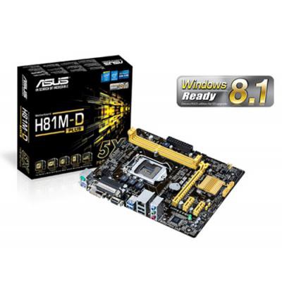 Материнская плата ASUS H81M-D PLUS, h81mdplus