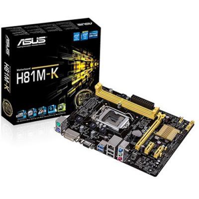 Материнская плата ASUS H81M-K/C/SI bulk, h81mkcsibulk