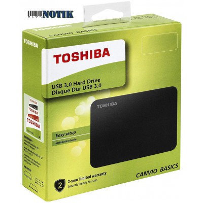 Внешний HDD 2.5" 4TB Toshiba HDTB440EK3CA, hdtb440ek3ca