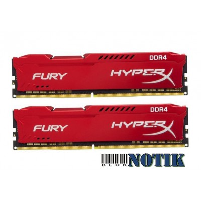 Модуль памяти для компьютера DDR4 16GB 2933 MHz HyperX FURY Red Kingston HX429C17FR/16, hx429c17fr16