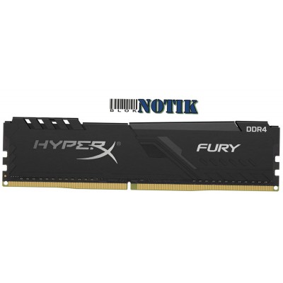 Модуль памяти для компьютера DDR4 8GB 3200 MHz HyperX FURY Black Kingston HX432C16FB3/8, hx432c16fb38