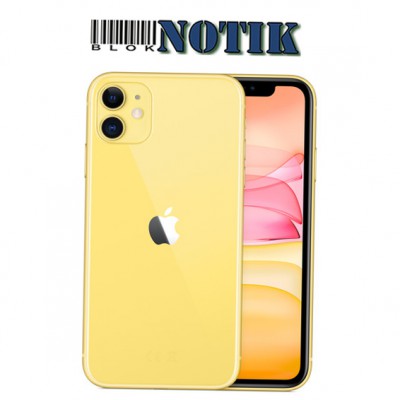Смартфон Apple iPhone 11 64Gb Yellow Б/У, iPh-11-64-Yellow-Б/У