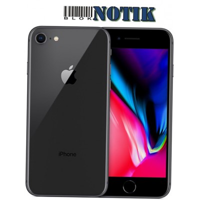 Смартфон Apple iPhone 8 128GB Black, iPh-8-128-Black
