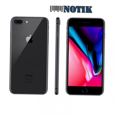 Смартфон Apple iPhone 8 plus 128Gb 8+ Black, iPh-8plus-128-Black